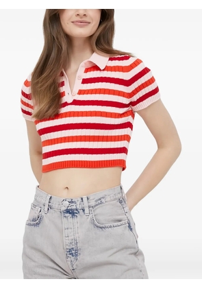 Benetton striped polo shirt - Red