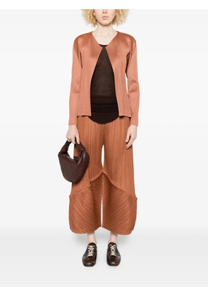 Pleats Please Issey Miyake Monthly Colors March pleated jacket - Brown