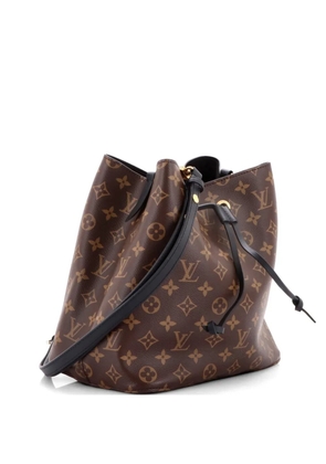 Louis Vuitton Pre-Owned NeoNoe Handbag Monogram Canvas with Leather MM bucket bag - Brown