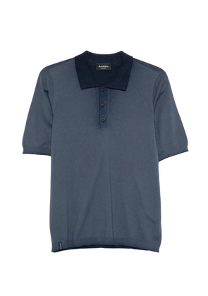 AROVESCIO button polo shirt - Blue