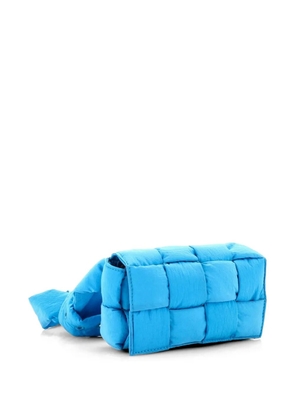Bottega Veneta Pre-Owned Cassette Padded Maxi Intrecciato Nylon Mini belt bag - Blue