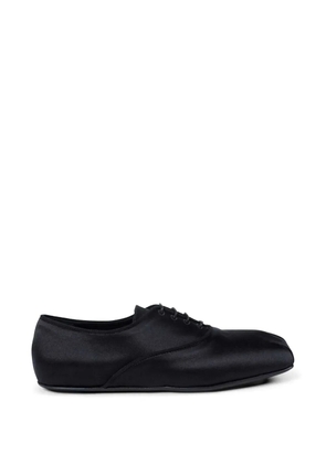 Ann Demeulemeester Tavis satin oxford shoes - Black