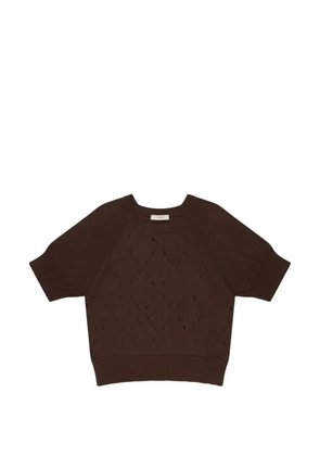 Zanone cotton sweater - Brown