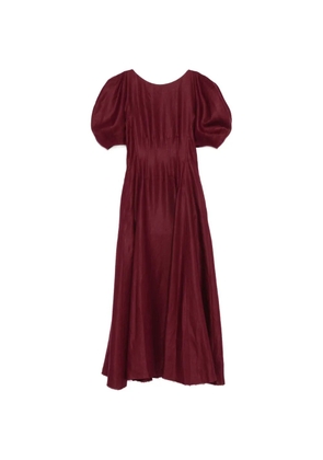 Gabriela Hearst puff-sleeve maxi dress - Red