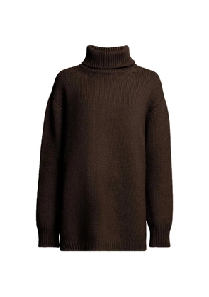 Elie Saab turtleneck sweater - Brown