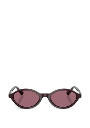 Jimmy Choo Eyewear oval-frame sunglasses - Brown