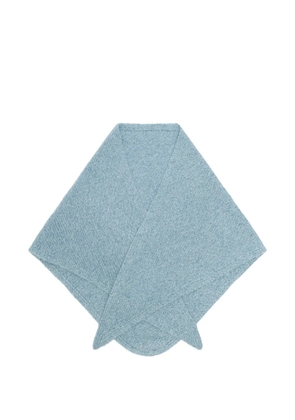 Emerson Renaldi triangle knitted scarf - Blue