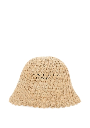 Helen Kaminski woven bucket hat - Neutrals