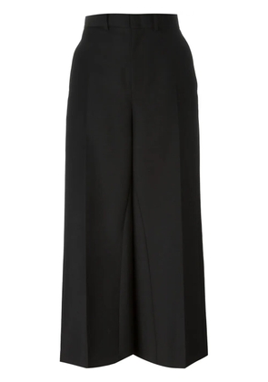 Junya Watanabe wide leg cropped trousers - Black