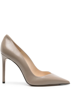 Alexandre Birman Pamela 100mm leather pumps - Grey