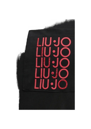 LIU JO logo-embroidered T-shirt - Black