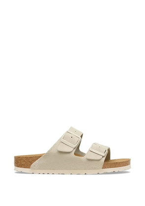Birkenstock Arizona buckle strap slides - Neutrals