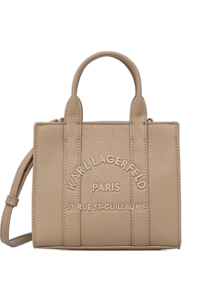 Karl Lagerfeld mini Rue St-Guillaume tote bag - Neutrals