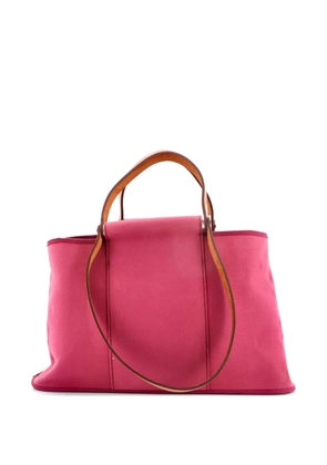 Hermès Pre-Owned Cabag Elan Toile and Leather 39 tote bag - Pink