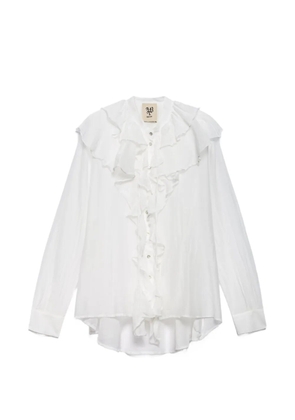 Aniye By Carmen ruffled top - White