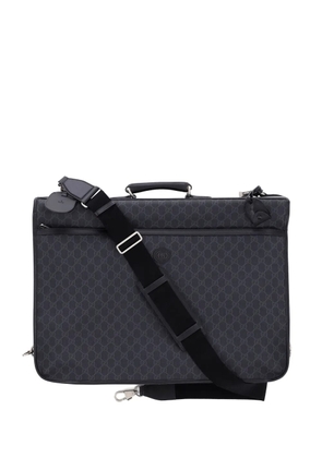 Gucci Pre-Owned Retro Interlocking G Garment Bag GG Coated Canvas travel bag - Black