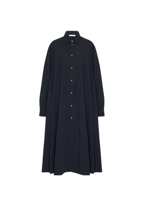 The Row Zeph buttoned shirt-dress - Black