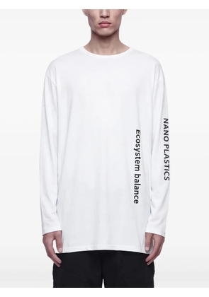 Yohji Yamamoto long-sleeve T-shirt - White