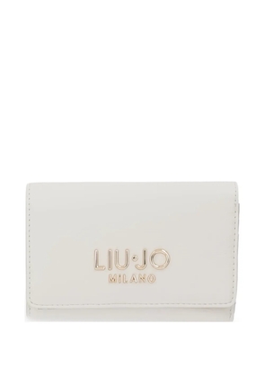 LIU JO logo detail wallet - Neutrals