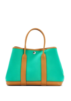 Hermès Pre-Owned Garden Party Toile and Leather 30 tote bag - Brown