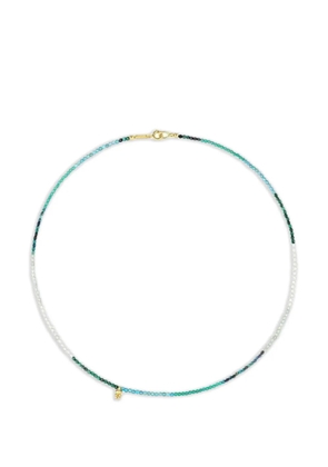 TOUS beaded pendant necklace - Blue