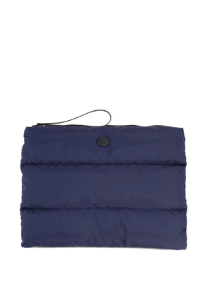 Moncler quilted gadget bag - Blue