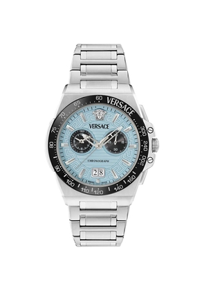 Versace Greca Reaction 43mm watch - Blue