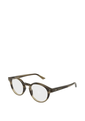 Gucci Eyewear round-frame glasses - Brown