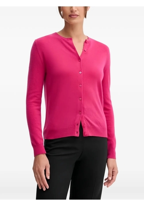 Benetton button-down long-sleeve wool cardigan - Pink