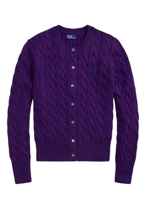 Polo Ralph Lauren cable-knit cardigan - Purple