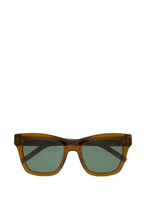 Saint Laurent browline sunglasses - Brown