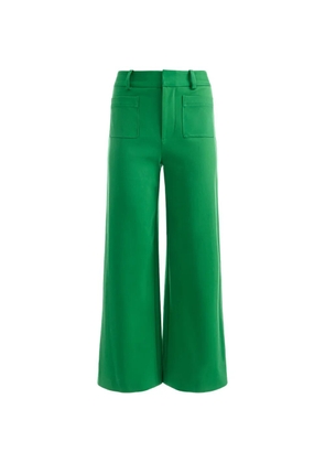 alice + olivia Zoe patch-pocket trousers - Green