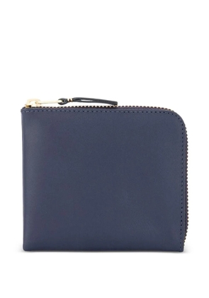 Comme Des Garçons Wallet zip leather wallet - Blue