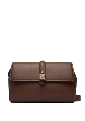 Karl Lagerfeld K/Autograph Padlock crossbody bag - Brown