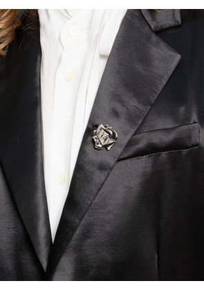Ann Demeulemeester flower pin - Silver