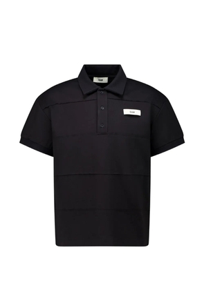 GmbH Patchwork polo shirt - Black