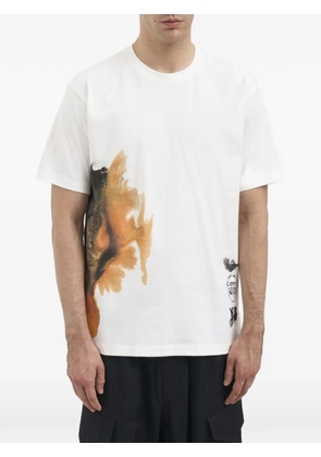 Y-3 graphic-print T-shirt - White