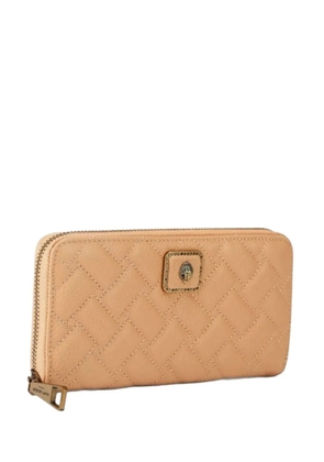 Kurt Geiger Pimlico quilted zipped wallet - Neutrals