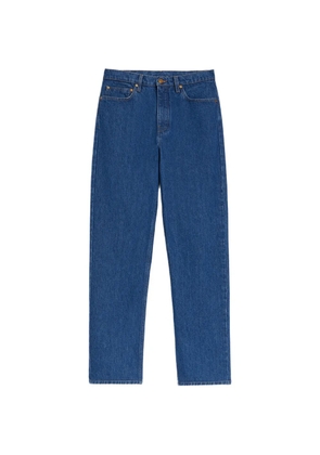 Jil Sander logo-patch jeans - Blue