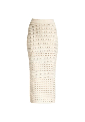 LIU JO openwork skirt - Neutrals