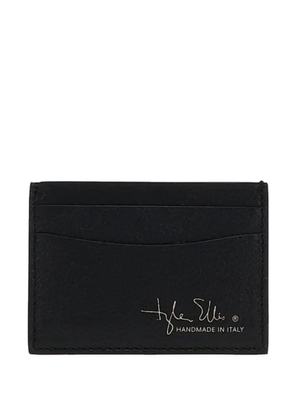 Tyler Ellis Chip pebbled-leather cardholder - Black