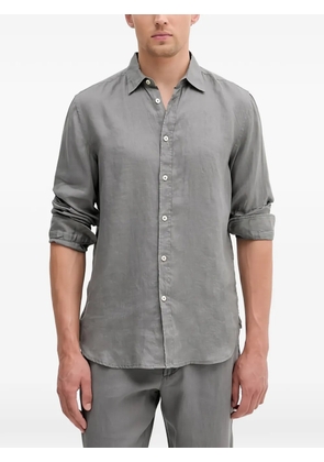 Benetton buttoned linen shirt - Grey