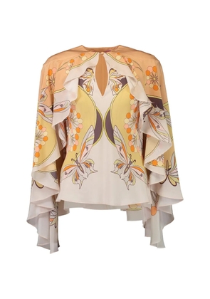 La DoubleJ Magic ruffled top - Neutrals