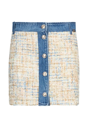 LIU JO button-up mini skirt - Blue