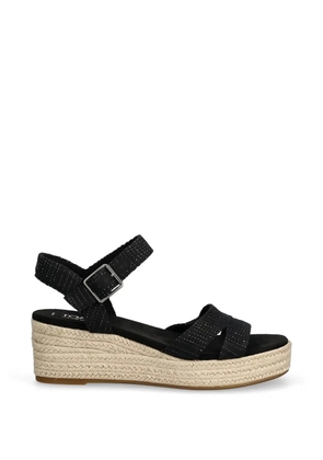Toms Audrey buckle espadrille sandals - Black