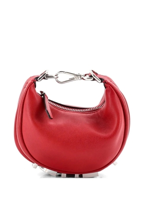 Fendi Pre-Owned Fendigraphy Bag Leather Nano hobo bag - Red