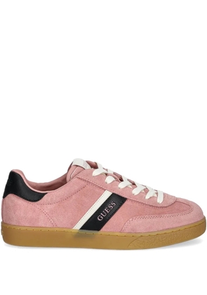 GUESS USA logo-print sneakers - Pink