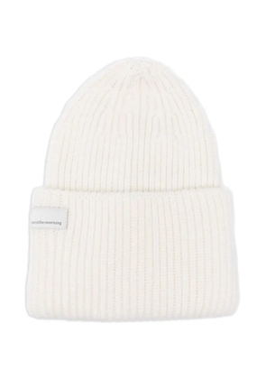 Nine In The Morning ribbed hat - White