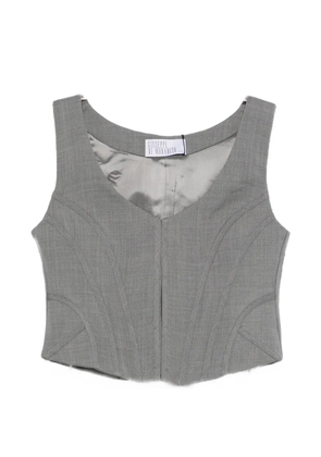 Giuseppe Di Morabito paneled top - Grey