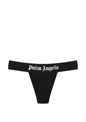 Palm Angels logo-print briefs - Black